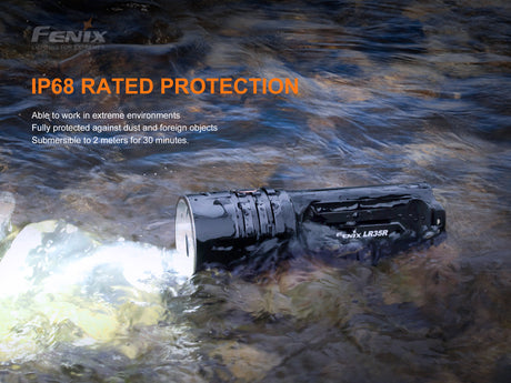 Fenix - Flashlight LR35R (10,000 lumens) Black