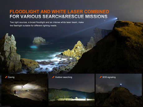 Fenix - Flashlight LR36R (10,000 lumens)
