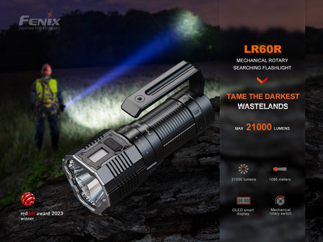 Fenix - Flashlight LR60R, Black