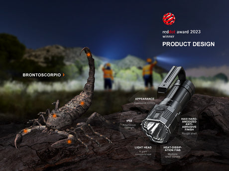 Fenix - Flashlight LR60R, Black