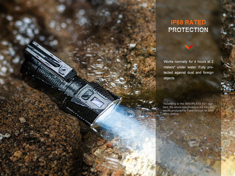 Fenix - Flashlight LR60R, Black