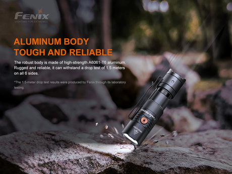 Fenix - Flashlight PD25R, Black