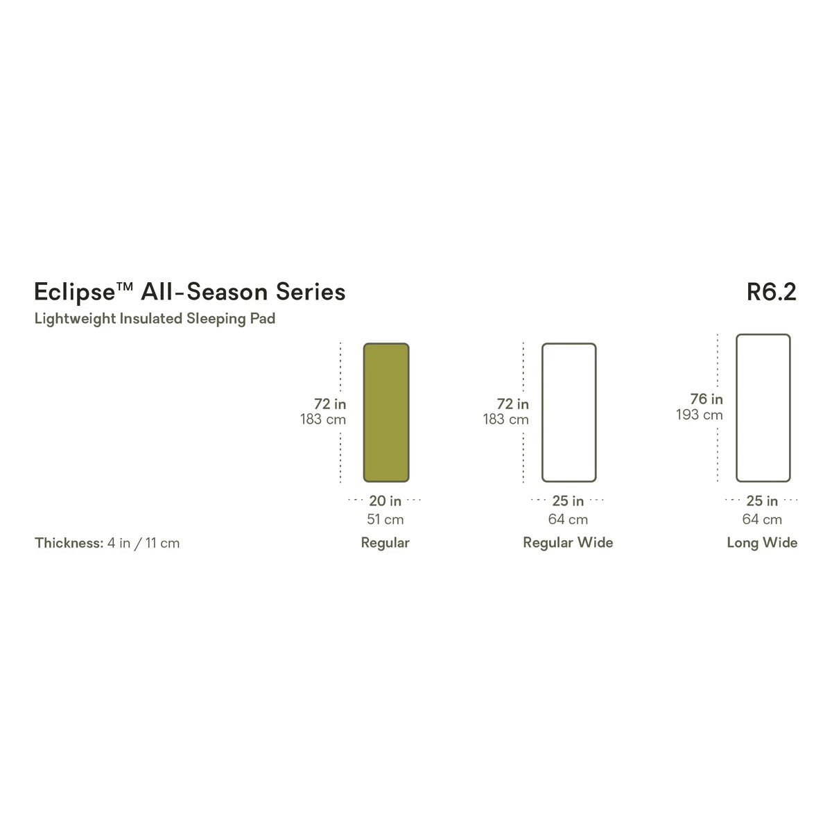 Nemo sleeping pad - Eclipse All-Season Regular