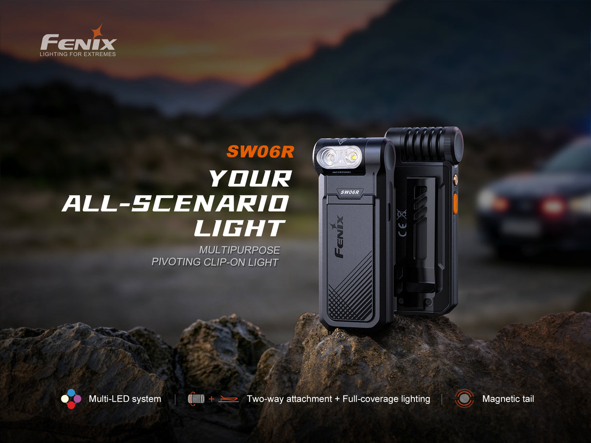 Fenix - Flashlight SW06R, Black