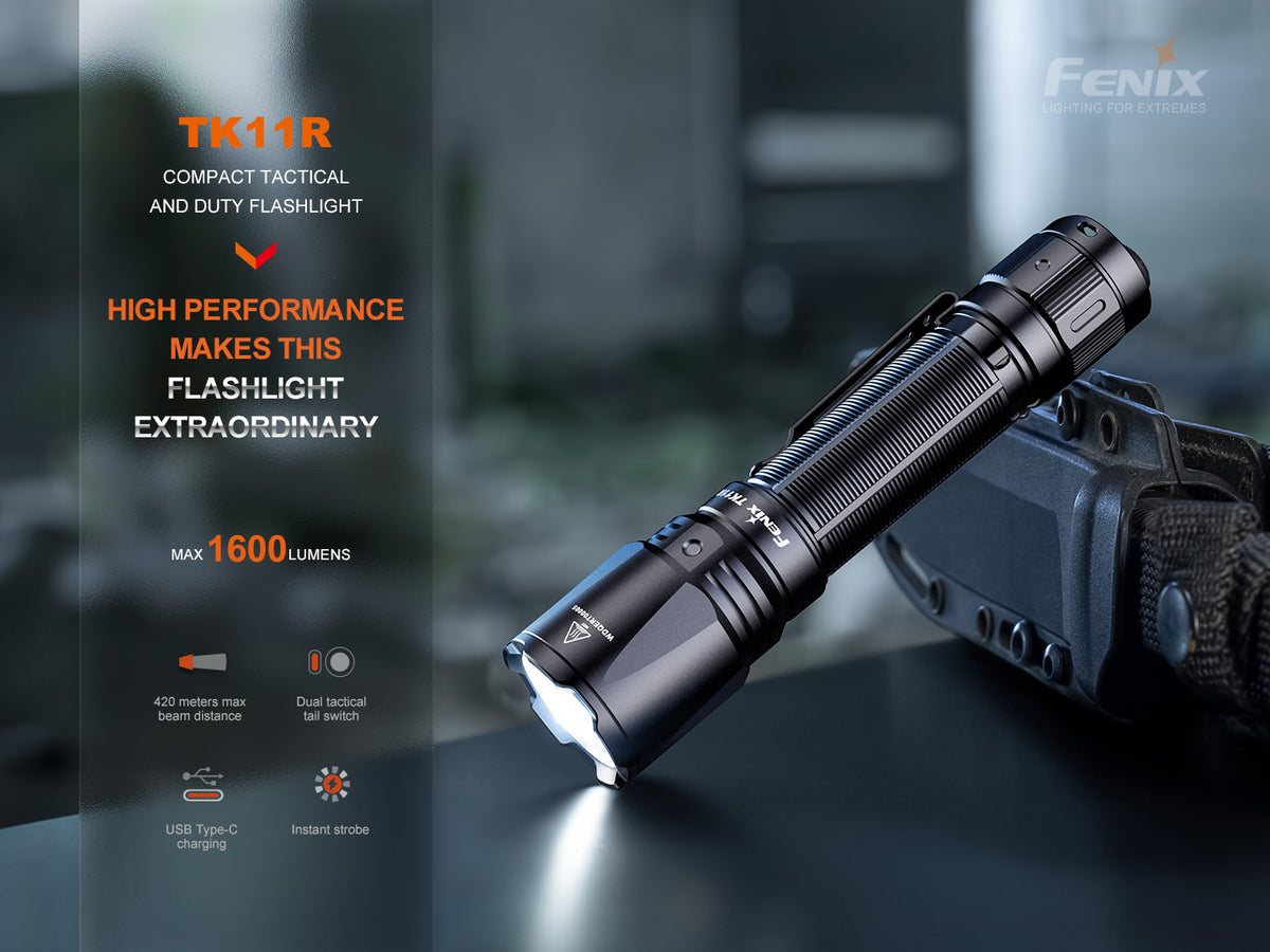 Fenix - Flashlight TK11R, Black