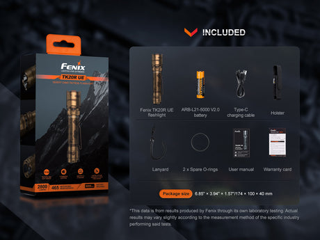 Fenix - Flashlight TK20R UE, Tropic