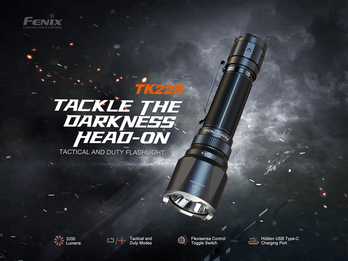 Fenix - Flashlight TK22R (3,200 lumens) Black