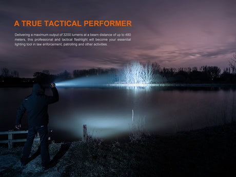 Fenix - Flashlight TK22R (3,200 lumens) Black