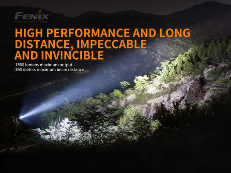 Fenix - Flashlight TK26R (1,500 lumens) Black