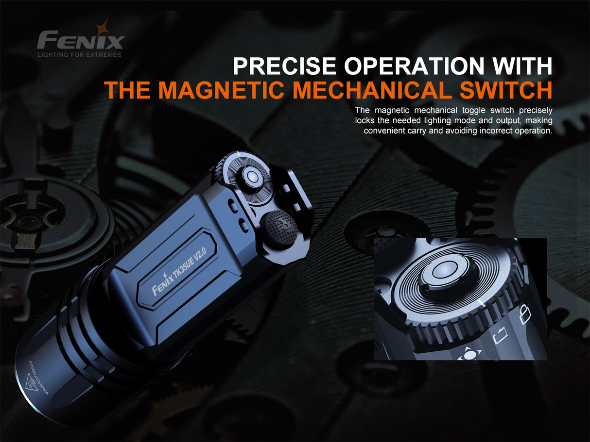 Fenix - Flashlight TK35 UE V2.0 (5,000 lumens), black