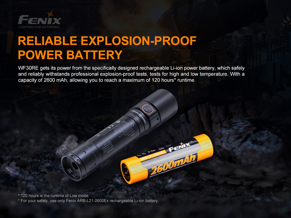 Fenix - Flashlight WF30RE intrinsically safe (280 lumens)
