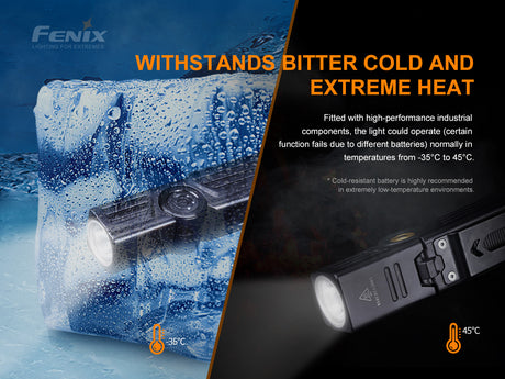 Fenix - Flashlight Work WT25R (1000 lumens) Black