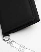 Pacsafe RFIDsafe Trifold Wallet, Jet Black