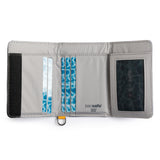 Pacsafe RFIDsafe Trifold Wallet, Coastal Blue