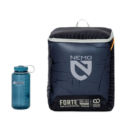 Nemo Sleeping Bag - Forte S26 Mens 20R (S), Fortress/Pelican