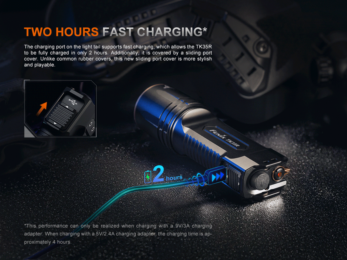 Fenix - Flashlight TK35R, Black