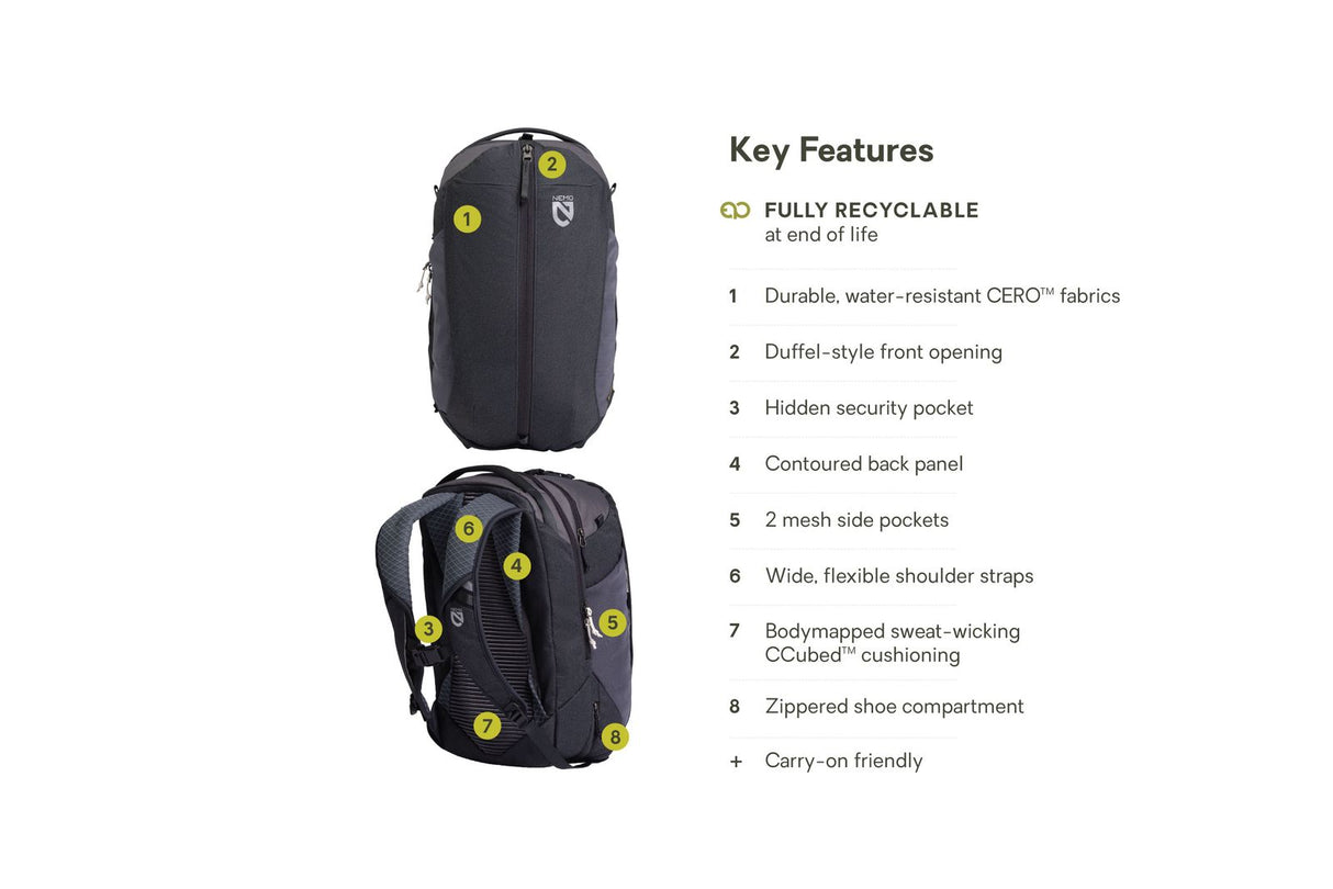 Nemo Backpack - Vantage Overnight 30L (S)