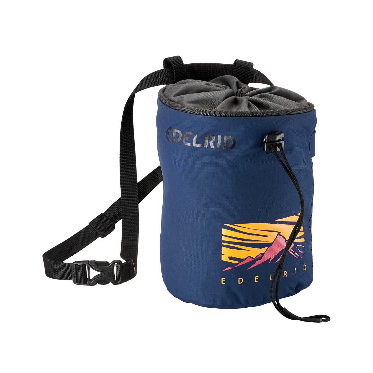EDELRID Boulder Bag Herkules - Sacca Per Gesso Unisex, Capiente, Antipolvere Con Tasca Portaspazzole