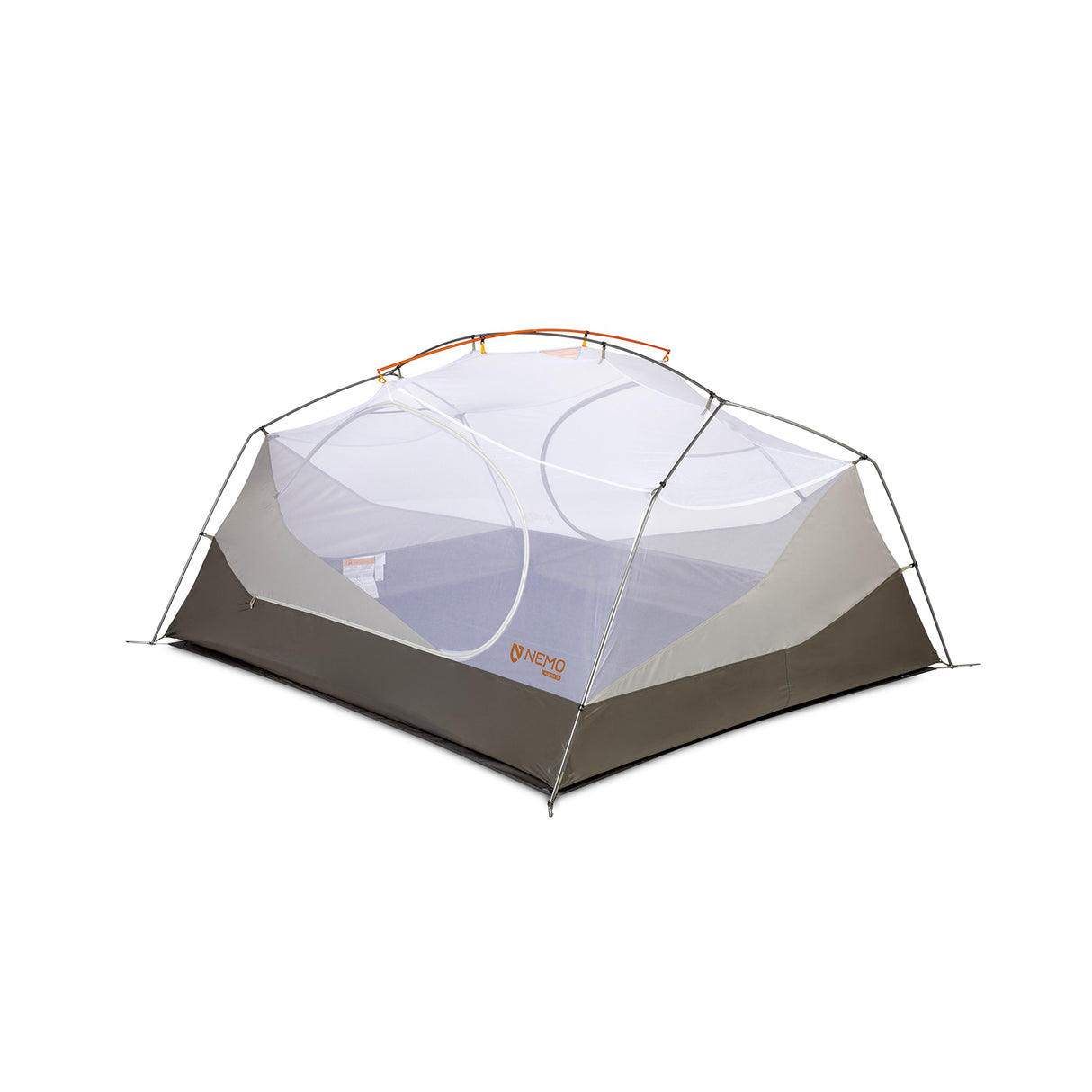Nemo Tent -  Aurora 3P (Fog/Smokey Olive) & footprint