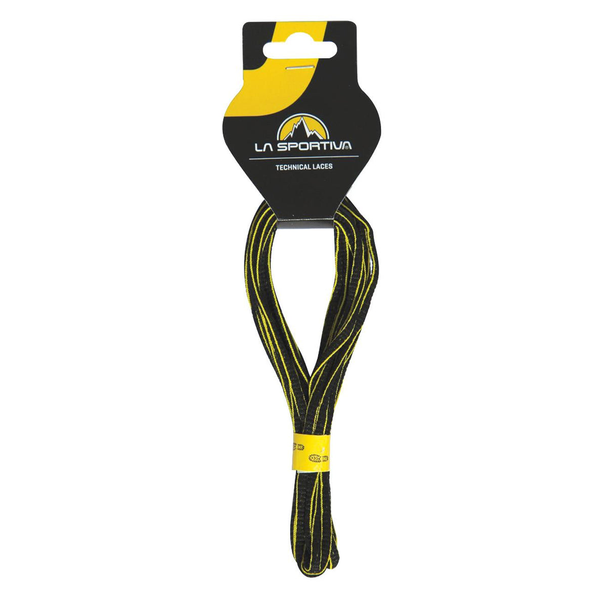 LS Laces, Running 107cm, Black/Yellow