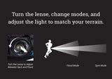 UltrAspire Waist Light - Lumen 400z 3.0, Black/Red