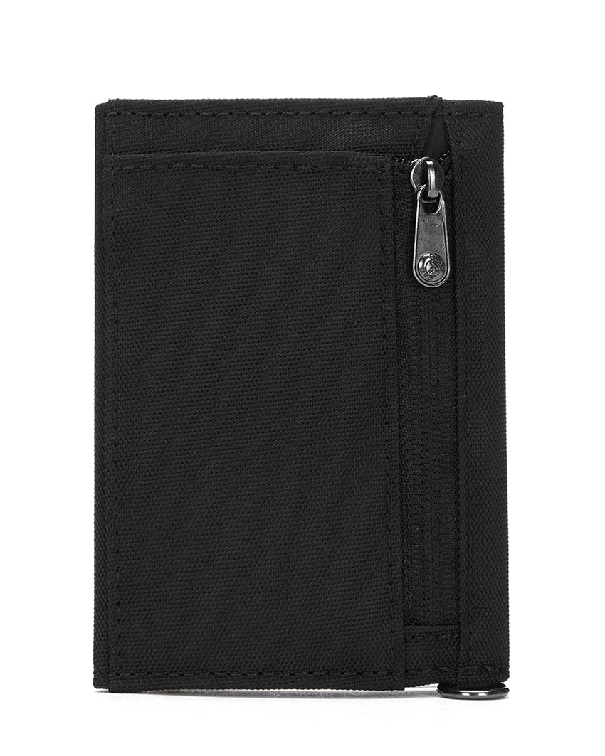 Pacsafe RFIDsafe Trifold Wallet, Jet Black