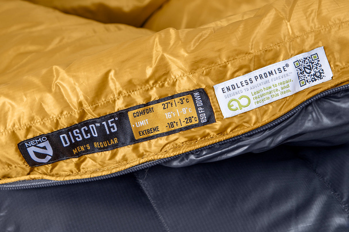 Nemo Sleeping Bag - Disco 25 Mens 15R