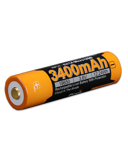 Fenix - Battery 18650 3400mAh Rechargeable
