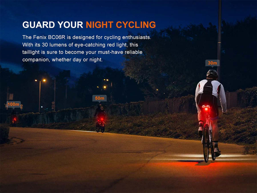 Fenix - Bike Tail Light BC06R (90 lumens)