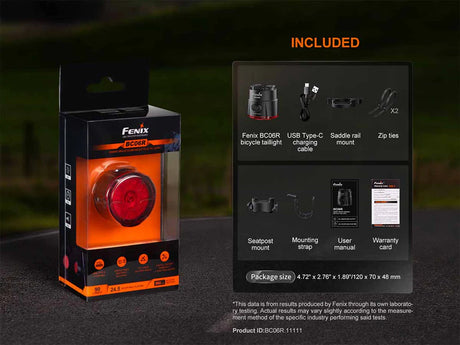 Fenix - Bike Light BC06R, Black