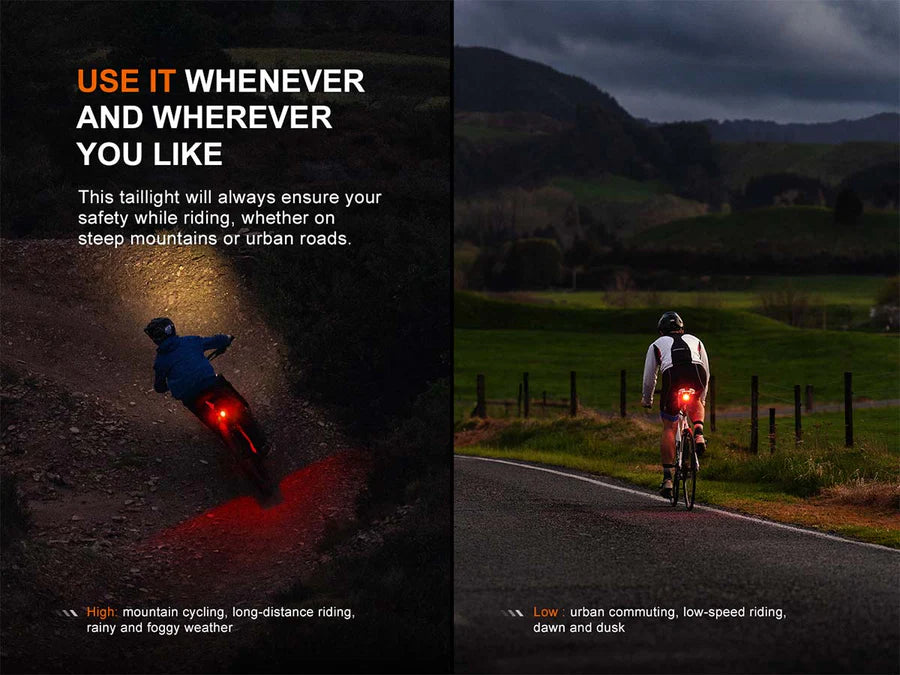 Fenix - Bike Tail Light BC06R (90 lumens)