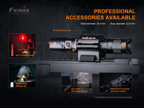 Fenix - Flashlight PD35 V3.0 (1,700 lumens) Black